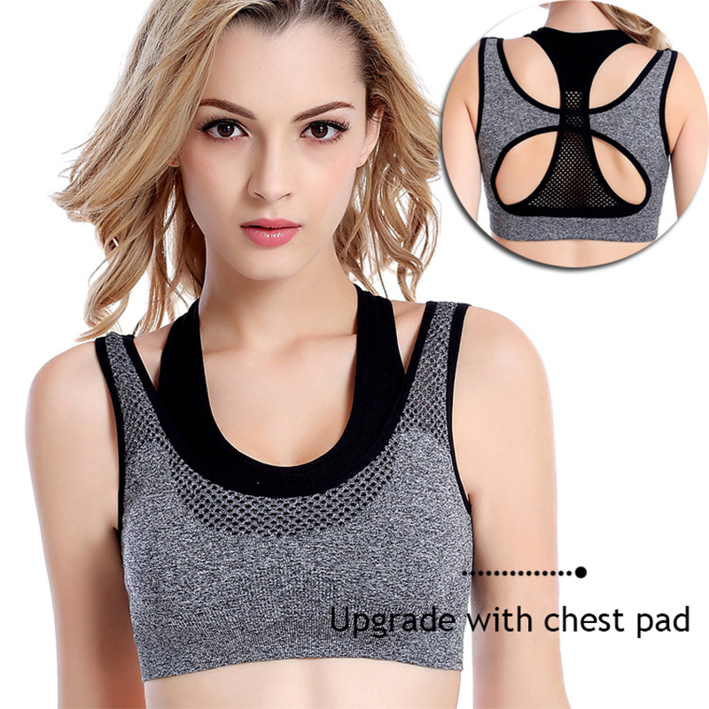 Shockproof Hollow Breathable S - Underwire Bra Padded recension och pris