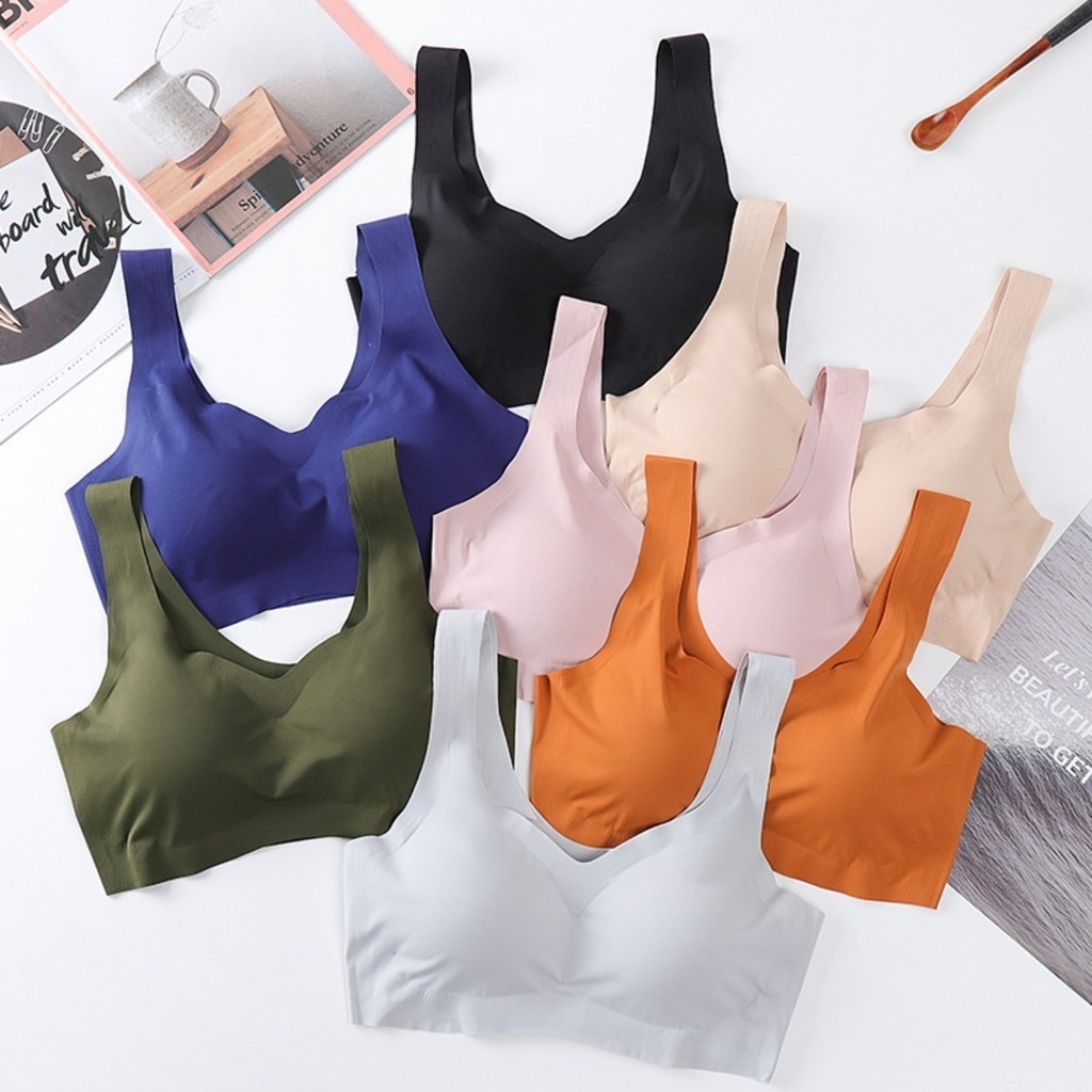 3PCS Sexy Sports Bra Seamless  - Underwire Bra Padded recension och pris
