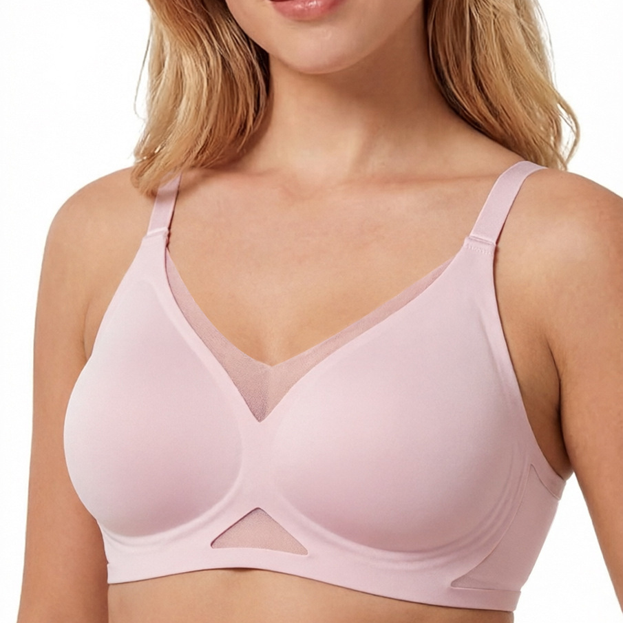 Women's Seamless Wire-Free Bra - Plunge Bra Push Up recension och pris