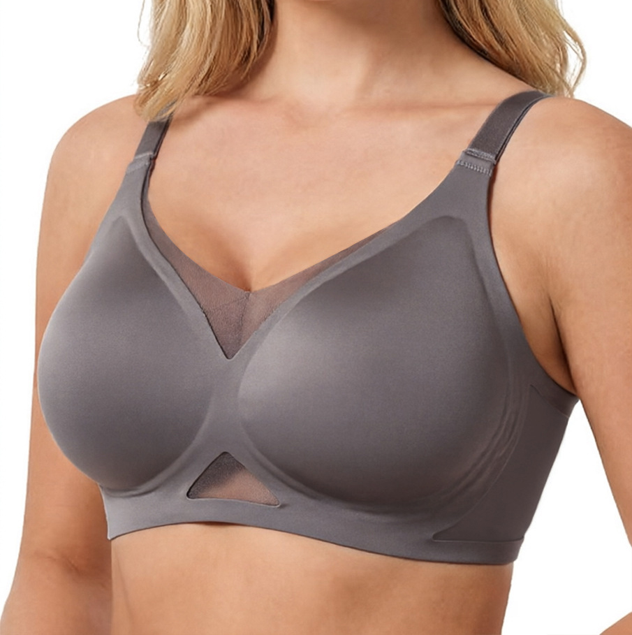 Women's Seamless Wire-Free Bra - Plunge Bra Push Up recension och pris